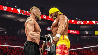 WWE 2K23 - Hulk Hogan vs. Brock Lesnar - | [4K60]