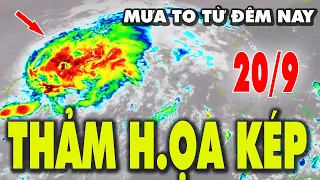 Dự báo thời tiết hôm nay, ngày mai 20/9/2021 | Tin áp thấp trên biển đông | Thời tiết 3 ngày