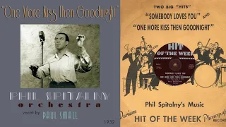 1932, One More Kiss Then Goodnight, Phil Spitalny Orch. Hit of the Week, HD 78rpm