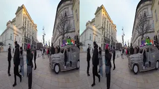 Warsaw Centre Walking VR 3D video