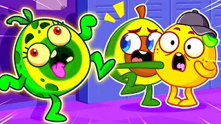 Little Zombies Coming at School 🧟‍♂️ || Kids Cartoon by Pit & Penny Stories 🥑✨