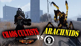 Cultists VS Bugs in Opposition Team and There is Only War mod Showdown | Arma 3 Battle Simulations