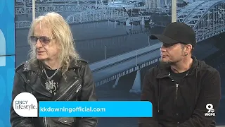KK Downing and Tim "Ripper" Owens - @KKsPriest — Pete Scalia and Michelle Hopkins - @CincyLifestyle