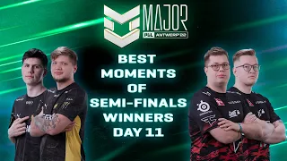 Best Moments of Semi-finals winners Day 11 | PGL Major Antwerp 2022