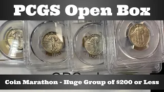 PCGS Open Box - Coin Marathon - Huge Group $200 or Less