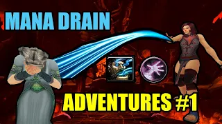 Wrath Classic - Warlock Drain Mana Adventures #1 - 2800 XP Gladiator Warlock