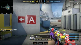 s1mple 1v3 ace clutch vs NIP #StarSeriesS7