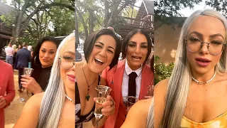 Liv Morgan, Bayley, Tamina & Deville at Carmella’s Wedding: Instagram Story.
