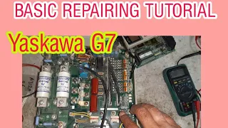 how to test yaskawa g7 power card without igbt module | vfd power card testing | vfd repairing lab