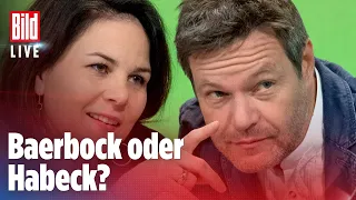 🔴 Die Grünen im Duell um die Kanzlerschaft: Habeck oder Baerbock? | BILD LIVE