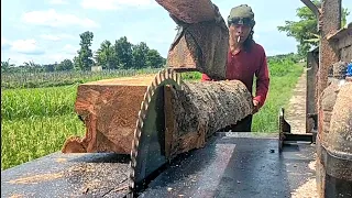 WORTH EXPENSIVE ‼️ super special teak wood - serkel sawed for frame material