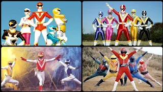 Core Sentai Team Henshin and Roll Call (Gorenger - Jetman) Pt.1