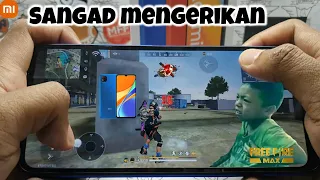 Free Fire MAX Test Xiaomi Redmi 9C RAM 3GB  || Handcam || Helio G35 (12nm) || Li-Po 5000 mAh