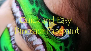 Quick and Easy Dinosaur Facepaint