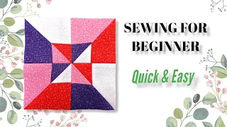 ✳️ 7 Clever Sewing Tips and Tricks / Sewing Technique for Beginners | Sewing a Block #1