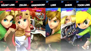 Super Smash Bros Ultimate Amiibo Fights – Request #25907 legend of Zelda team battle