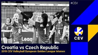 Czech Republic vs Croatia FULL MATCH - 2019 CEV Volleyball European Golden League Women