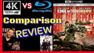 Edge of Tomorrow 4K UHD Blu Ray Review with 4K vs BluRay Image Comparisons, Unboxing Live Die Repeat
