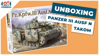 Unboxing - Ouverture de boîte - Panzer III Ausf. N | Blitz by TAKOM