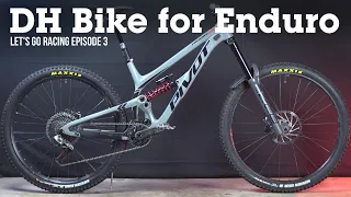 Pivot Phoenix DH Bike with a Singlecrown and AXS Dropper for Enduro? Let's Go Racing - Episode 3