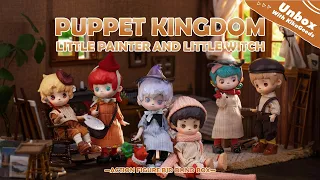 Unbox with KikaGoods | Puppet Kingdom Little Painter And Little Witch Action Figure BJD Blind Box