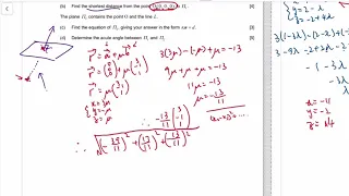 IB Maths HL 2020 Nov paper 2 full solution (Section B)