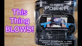 The PSP GAME POWER Powered GripDock BLOWS!