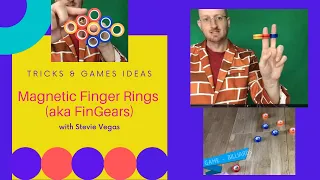 Magnetic Finger Rings (FinGears) – Tricks & Games Ideas (Stevie Vegas)