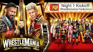 WWE WrestleMania 39 Goes Hollywood Night 1 Kickoff Show - Full Match Card  Predictions