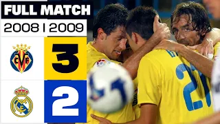 Villarreal CF - Real Madrid (3-2) LALIGA 2008/2009 FULL MATCH