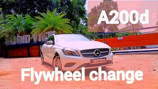 Mercedes-Benz|A200d flywheel change|