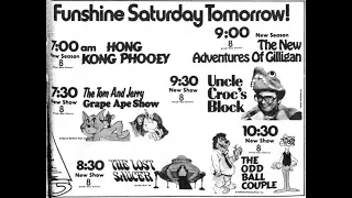 ABC Saturday Morning Cartoon Lineup with bumpers and commercials | 1975