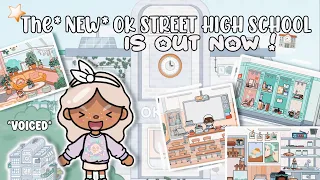 ✏️The *NEW* OK STREET HIGH SCHOOL IS OUT NOW ! 🏫📔+ SECRETS|| VOICED🔊|Toca boca roleplay⭐️