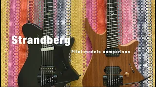 Strandberg Plini models comparison!