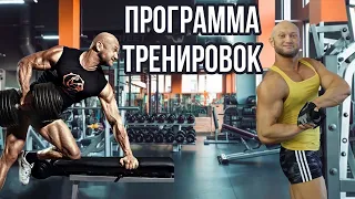 Программа тренировок для тренажёрного зала Тесей-1. На 3 и на 4 раза в неделю