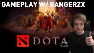 Nemesis plays Dota 2 (First Time Gameplay) with Rangerzx