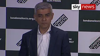Vote 2021: Sadiq Khan wins London mayoral election