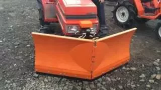 Komondor hóeke kistraktorokhoz / full adjustable snowplow for Japanese compact tractors