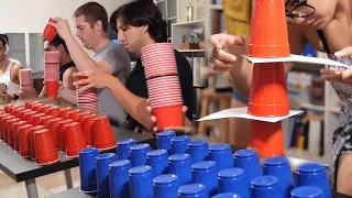 7 Fun & Cheap Party Games with Cups (Minute to Win It Games)[PART 1]