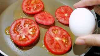 2 eggs 1 tomato! the simple is perfect for breakfast. quick and delicious recipe.