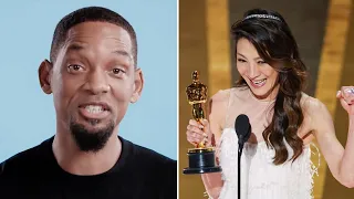 Will Smith REACTS to Michelle Yeoh Winning Oscar for Best Actress
