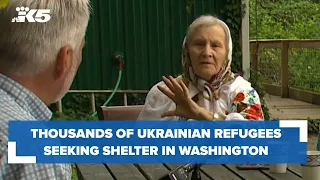 Thousands of Ukrainian refugees seeking shelter in Washington