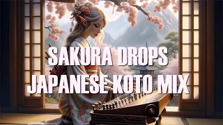 Sakura Drops with Japanese Koto ✨Elven Chill Lofi Sounds