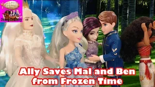 Ally Saves Mal and Ben from Frozen Time - Part 25 - Descendants in Wonderland Disney