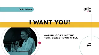 I want YOU! - Warum Gott keine Fernbeziehung will | Gella Friesen @gellafree #PJT24 // Session 4