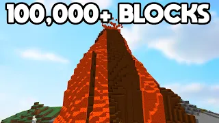 Why I Built a Giant Volcano in Hardcore Minecraft