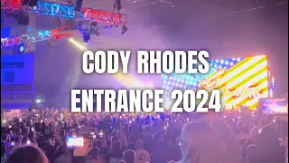 Cody Rhodes Entrance WWE Cardiff | WWE Live 2024 4K