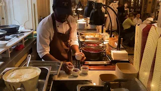 The most famous Sacher cake in the world! Cafe Demel. Vienna. Austria