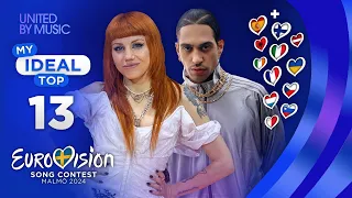 Eurovision 2024: MY IDEAL TOP 13 (so far)