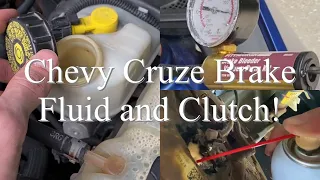 Chevy Cruze Brake Fluid Change and Clutch